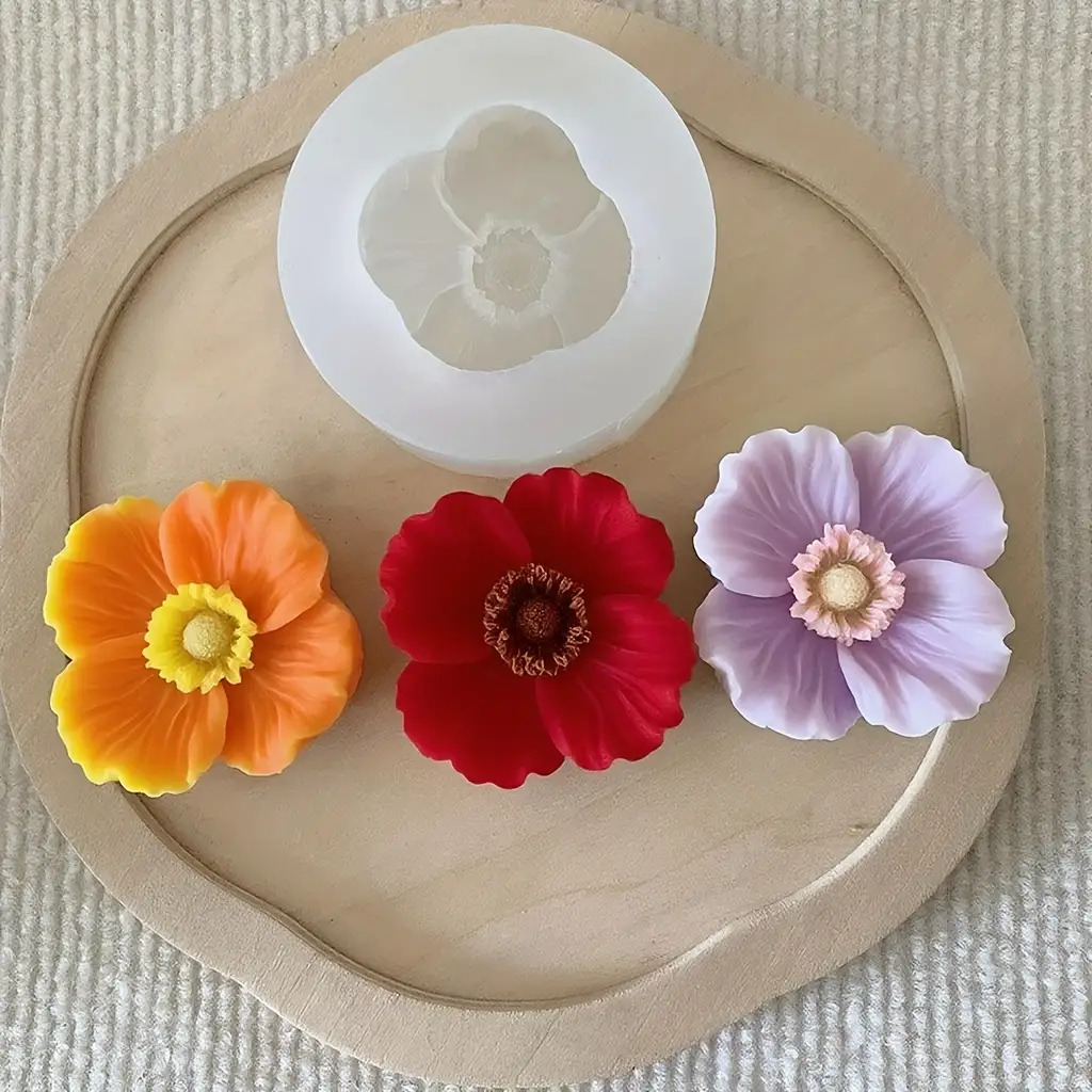 Soap Making In Home - Blumen-Silikonform für Kerzen, kann zum Herstellen