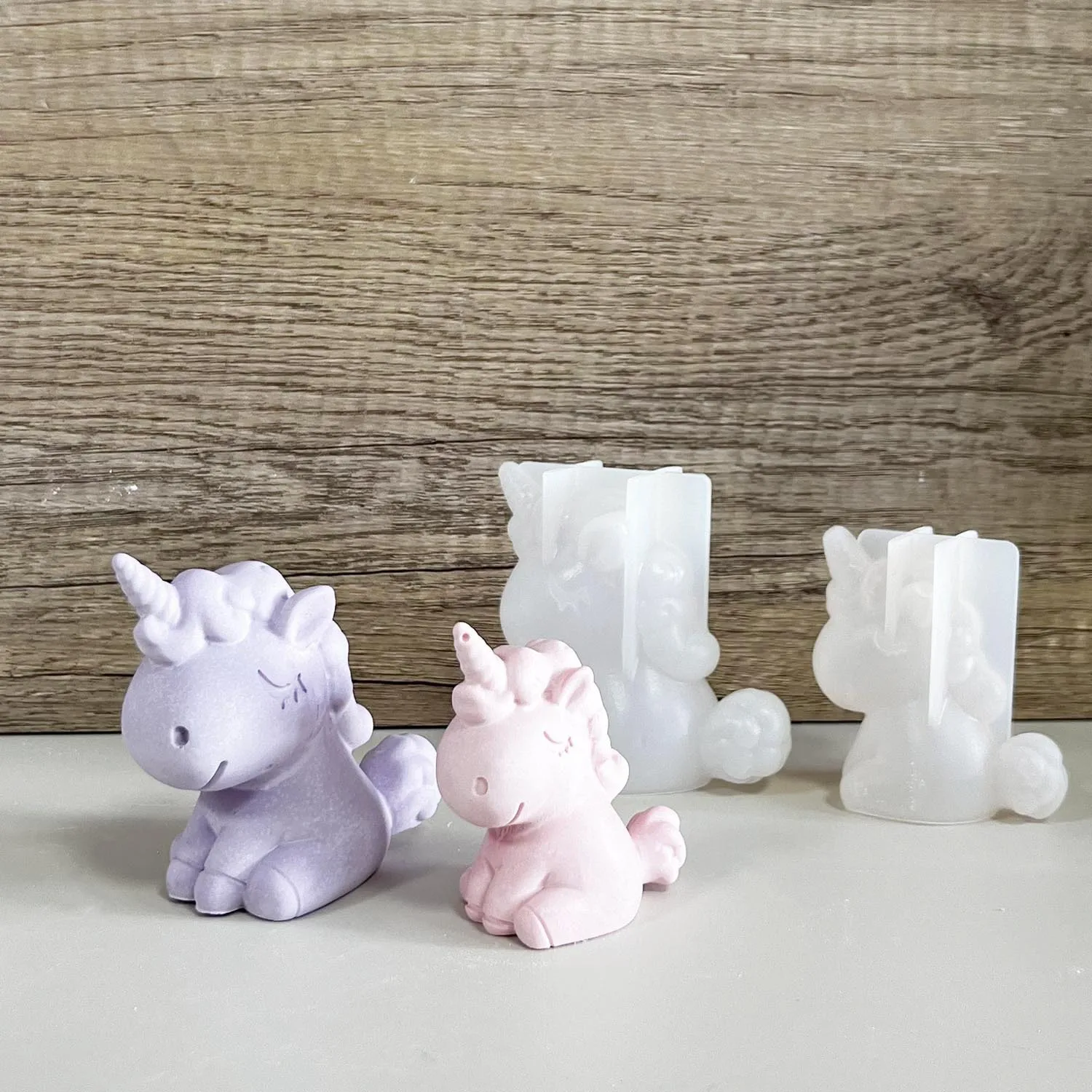 Soap Making Party - 3D Geometrische Silikon Einhorn Katze Hirsch
