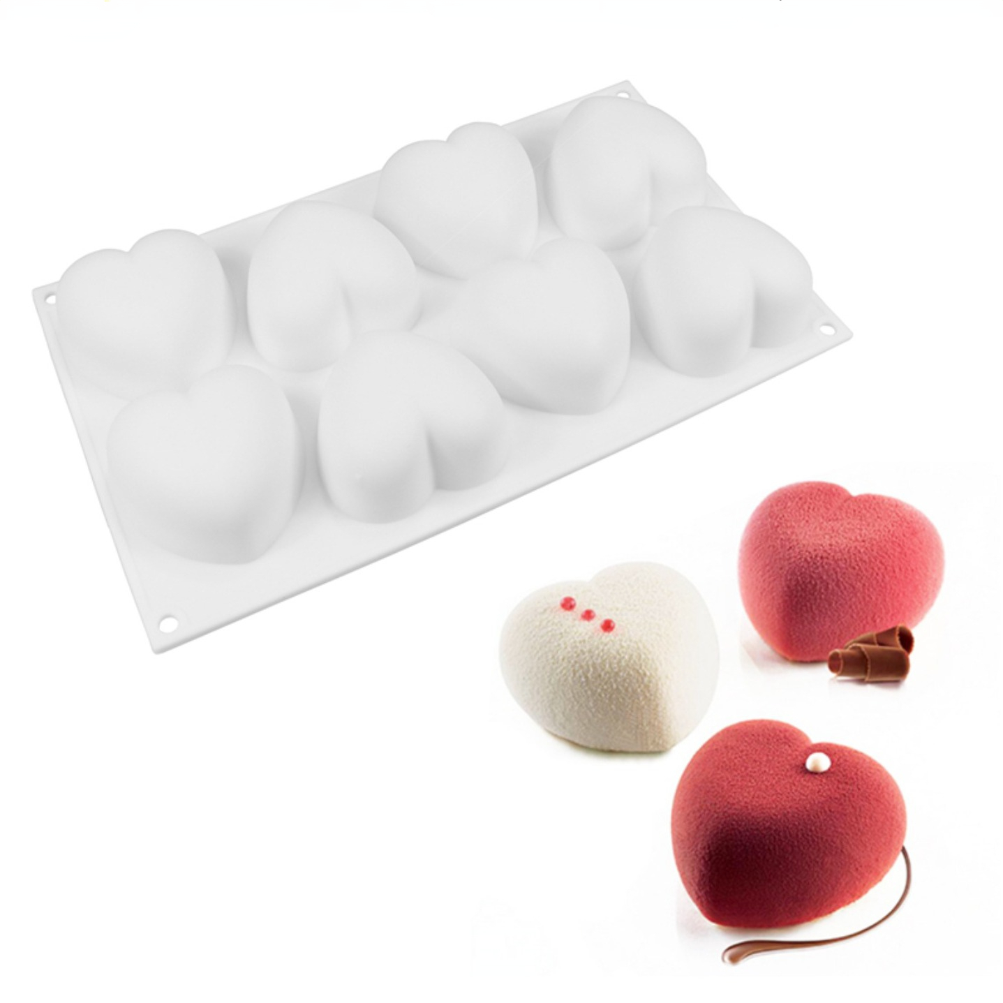 Soap Making Party - Liebe Herz Silikon Seife Form Handgemachte