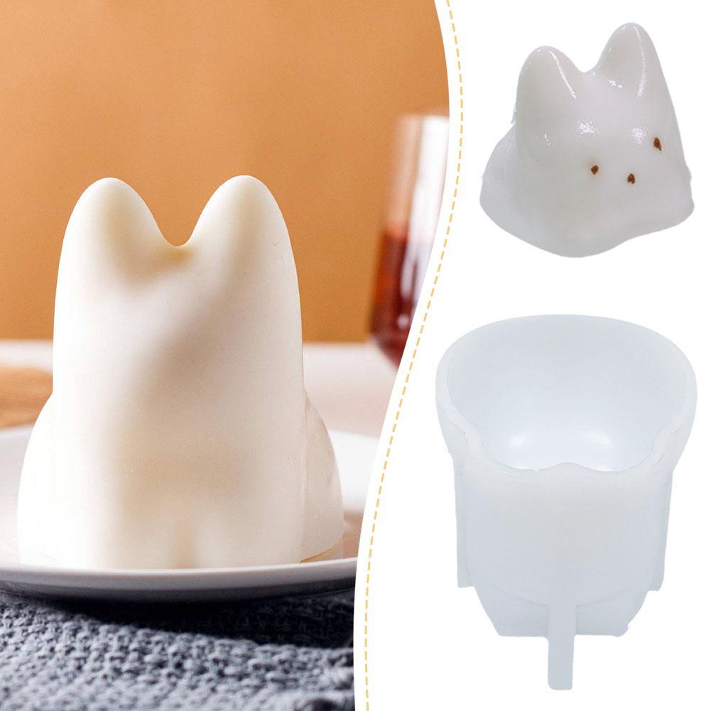 Soap Making Jelly - 3D Katze Silikon Form DIY Mousse
