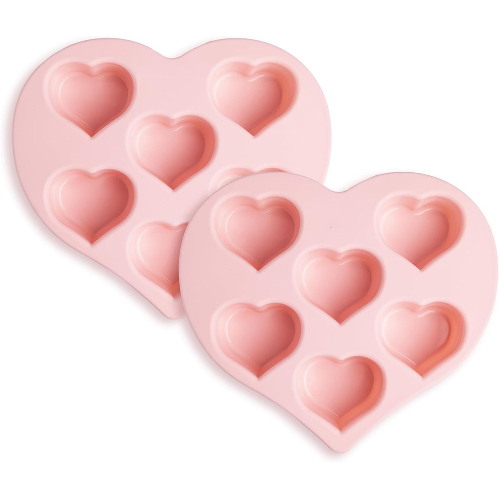 Soap Making Jelly - Herz-Silikonformen zum Valentinstag für Backen, Schokolade,