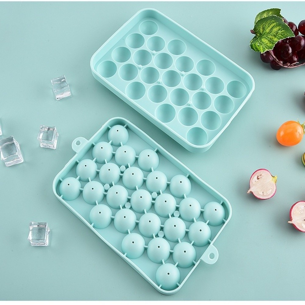 Soap Making Dish - Kreative Silikon-Traubenball-Formen mit 25 Gittern, runde