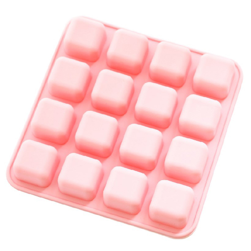 ● 16-fach quadratische Silikon – Soap Making Jelly Bewertung und Preis