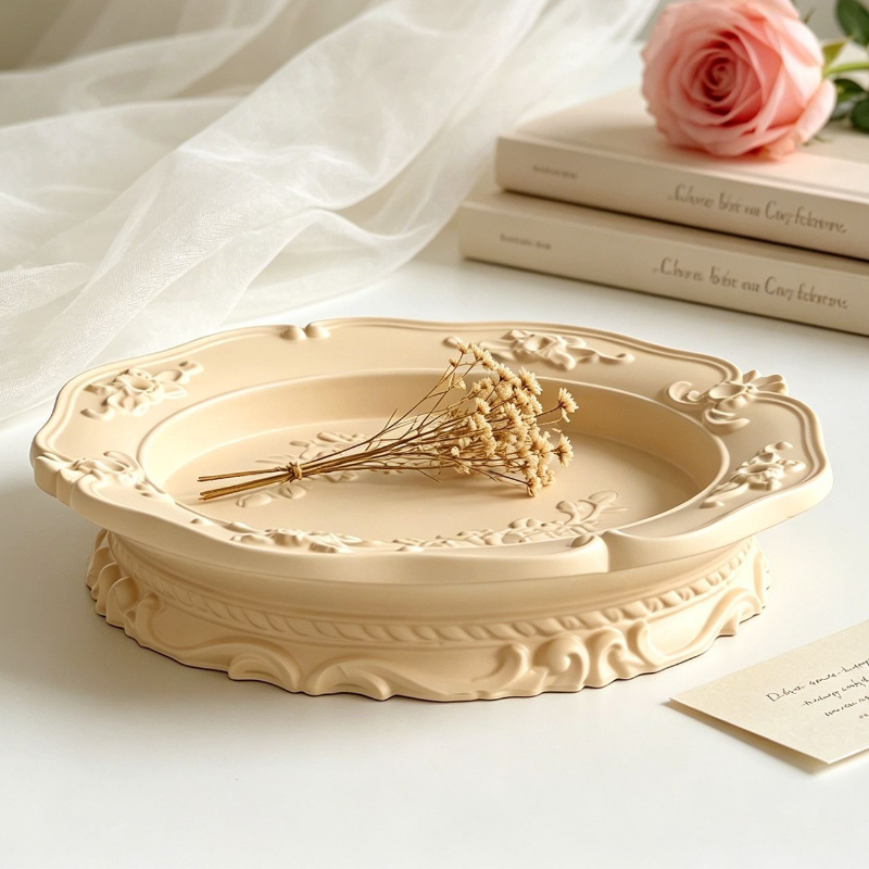 Elegante Vintage Barock-Spitze – Soap Making Dish Bewertung und Preis
