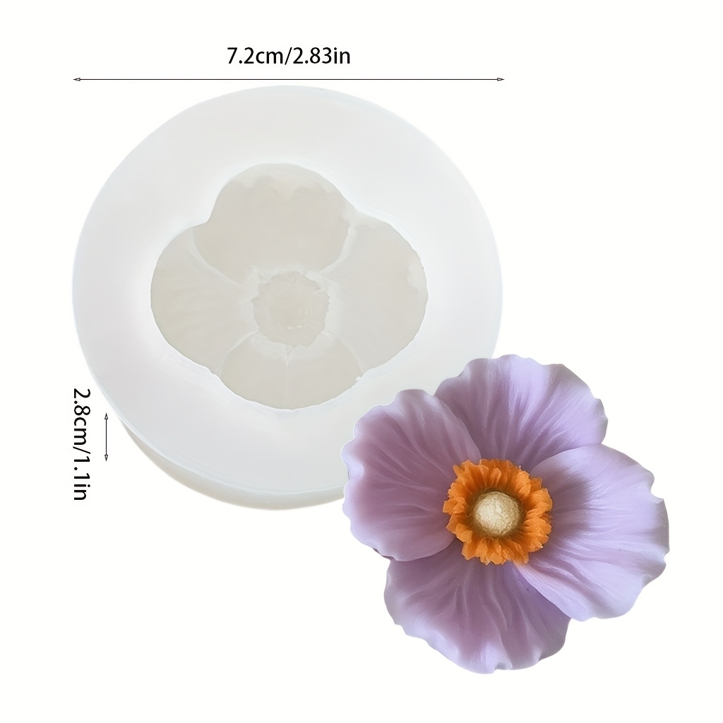 Blumen-Silikonform für Kerzen, – Soap Making In Home Bewertung und Preis