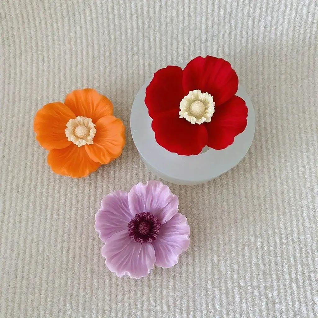 Blumen-Silikonform für Kerzen, – Soap Making In Home Bewertung und Preis