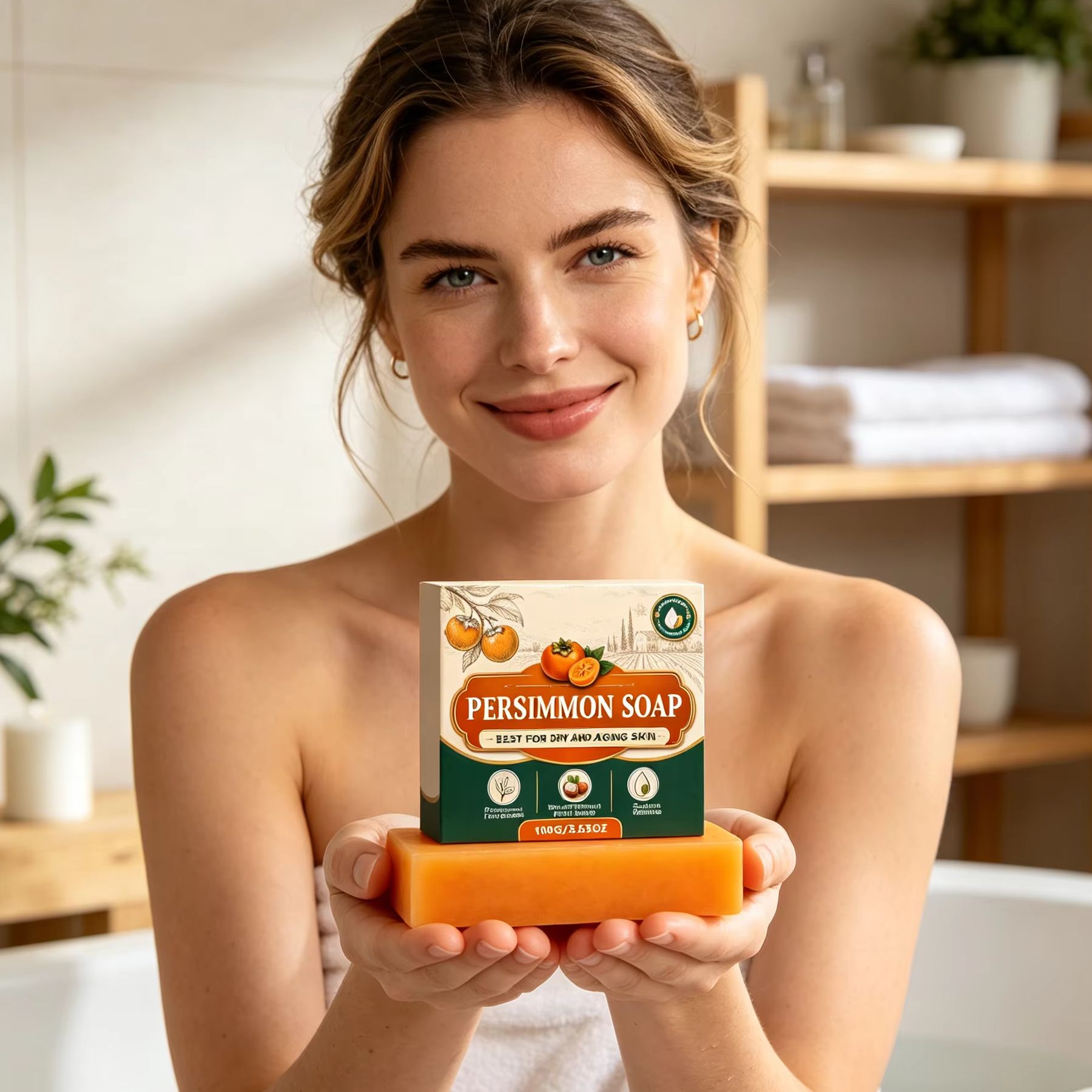 Persimmon-Seife Körpergeruchse – Shea Butter Raw Bewertung und Preis