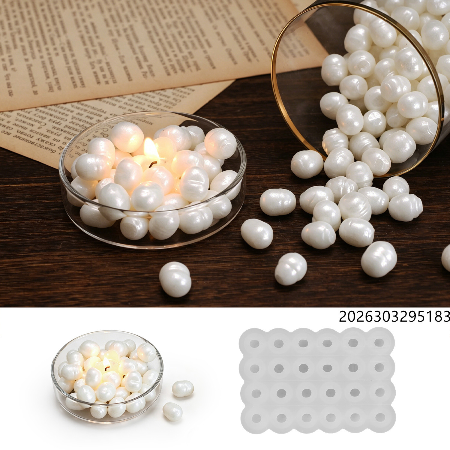 Heilende Ozeanperlen-Spiegelwa – Soap Making Dish Bewertung und Preis