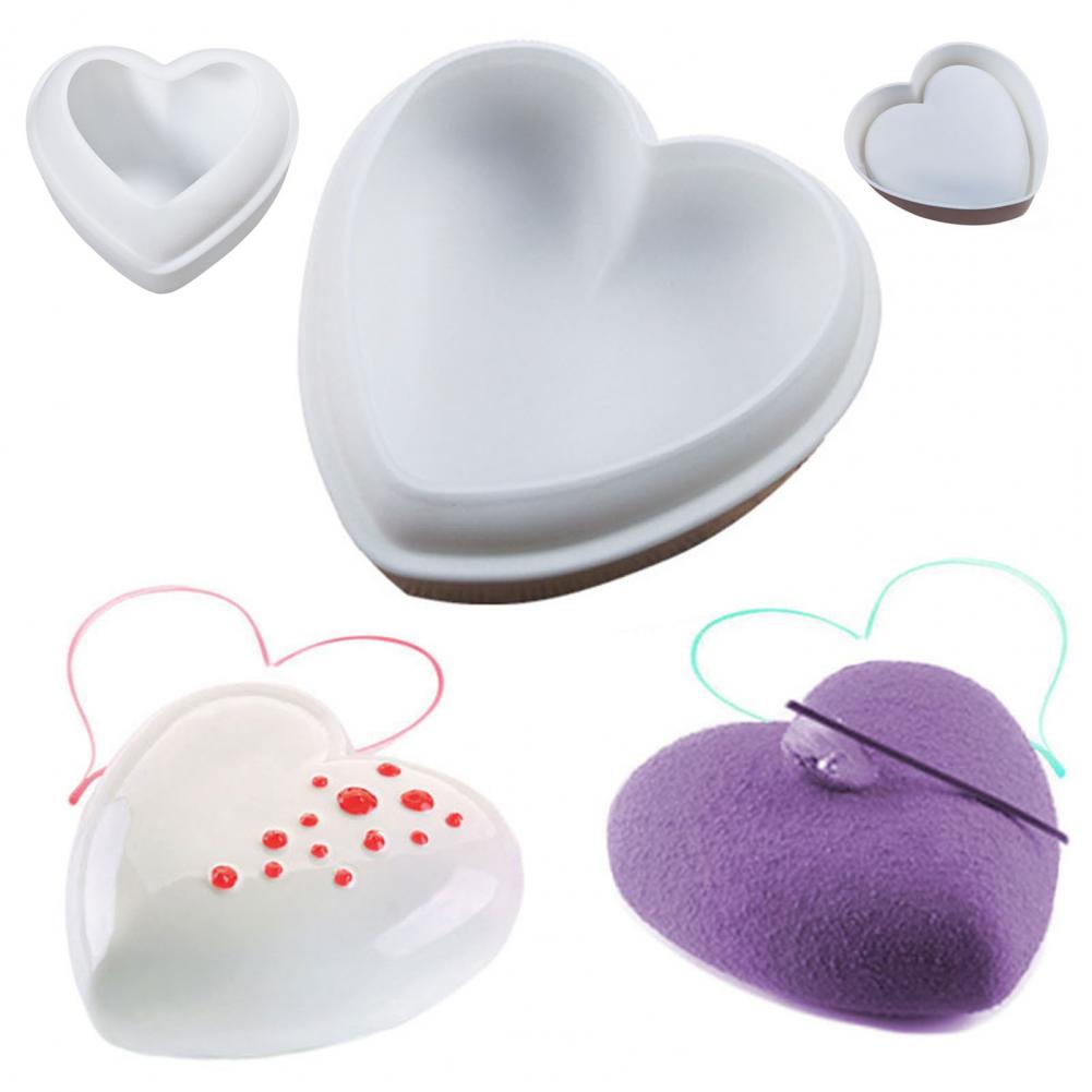 Herzförmige Silikonform 3D Dia – Soap Making Jelly Bewertung und Preis