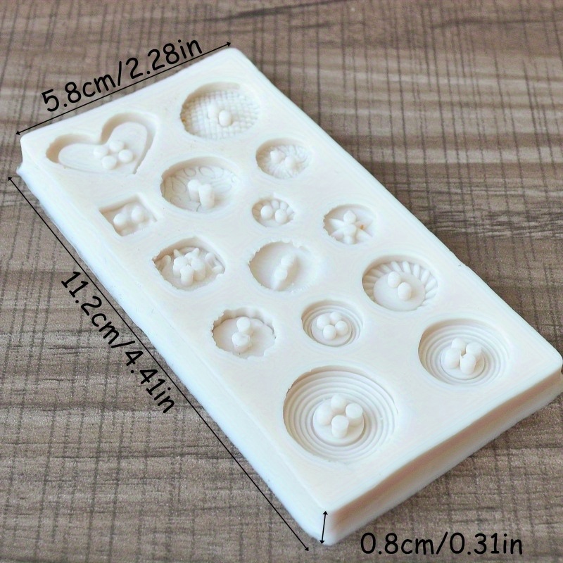 Knopfförmige Silikonform für S – Soap Making Dish Bewertung und Preis