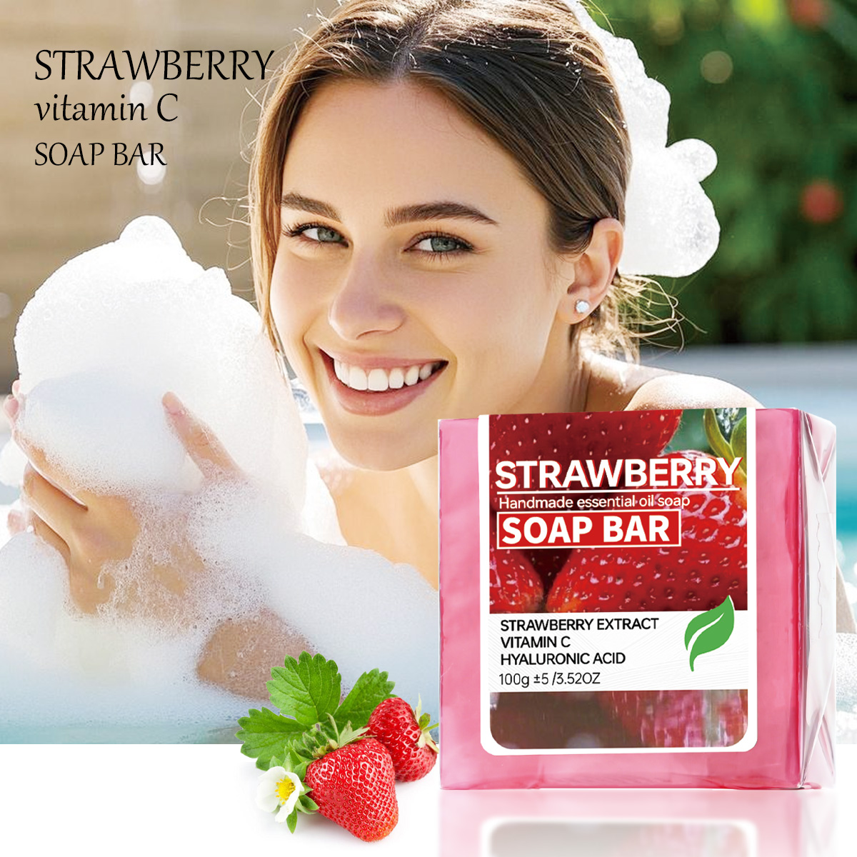 Erdbeer-Fruchtpüree Ätherische – Castor Oil Soap Bewertung und Preis