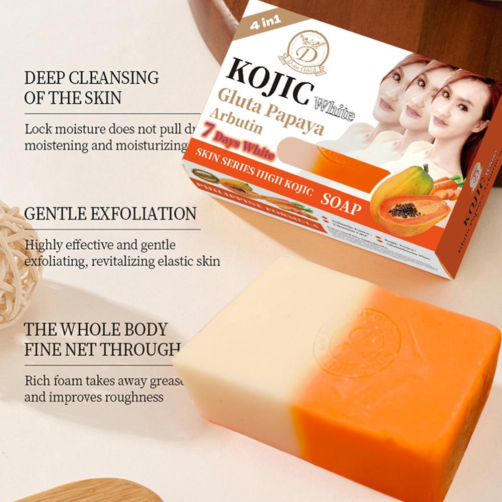160g Papaya-Kojic-Säure-Ölseif – Castor Oil Soap Bewertung und Preis