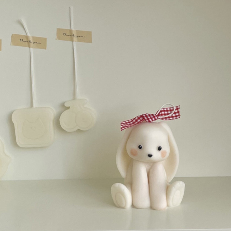 Sitzende Kaninchen-Silikon-Ker – Soap Making In Home Bewertung und Preis