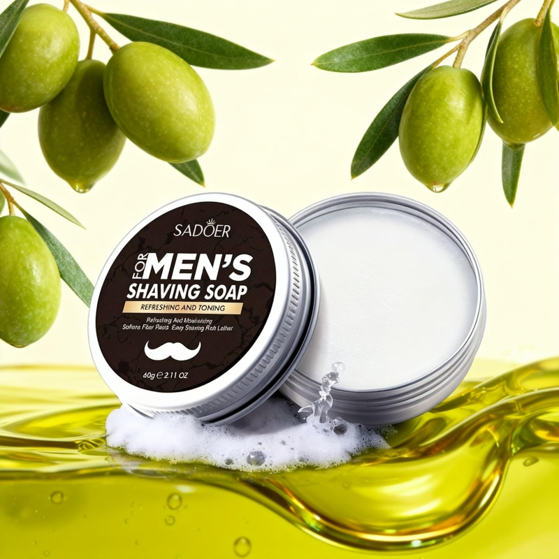 Rasierseife für Männer, mit Mi – Soap Making Olive Oil Bewertung und Preis