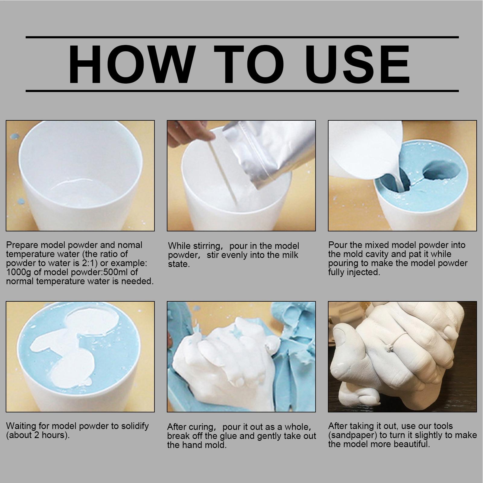 Baby-Hand- und Fußabdruck-Set, – Soap Making Activity Bewertung und Preis