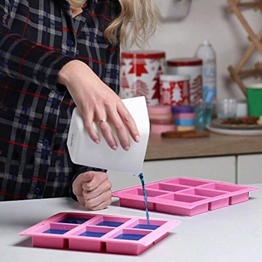 1-2er-Pack 6-fach Silikonforme – Soap Making Party Bewertung und Preis