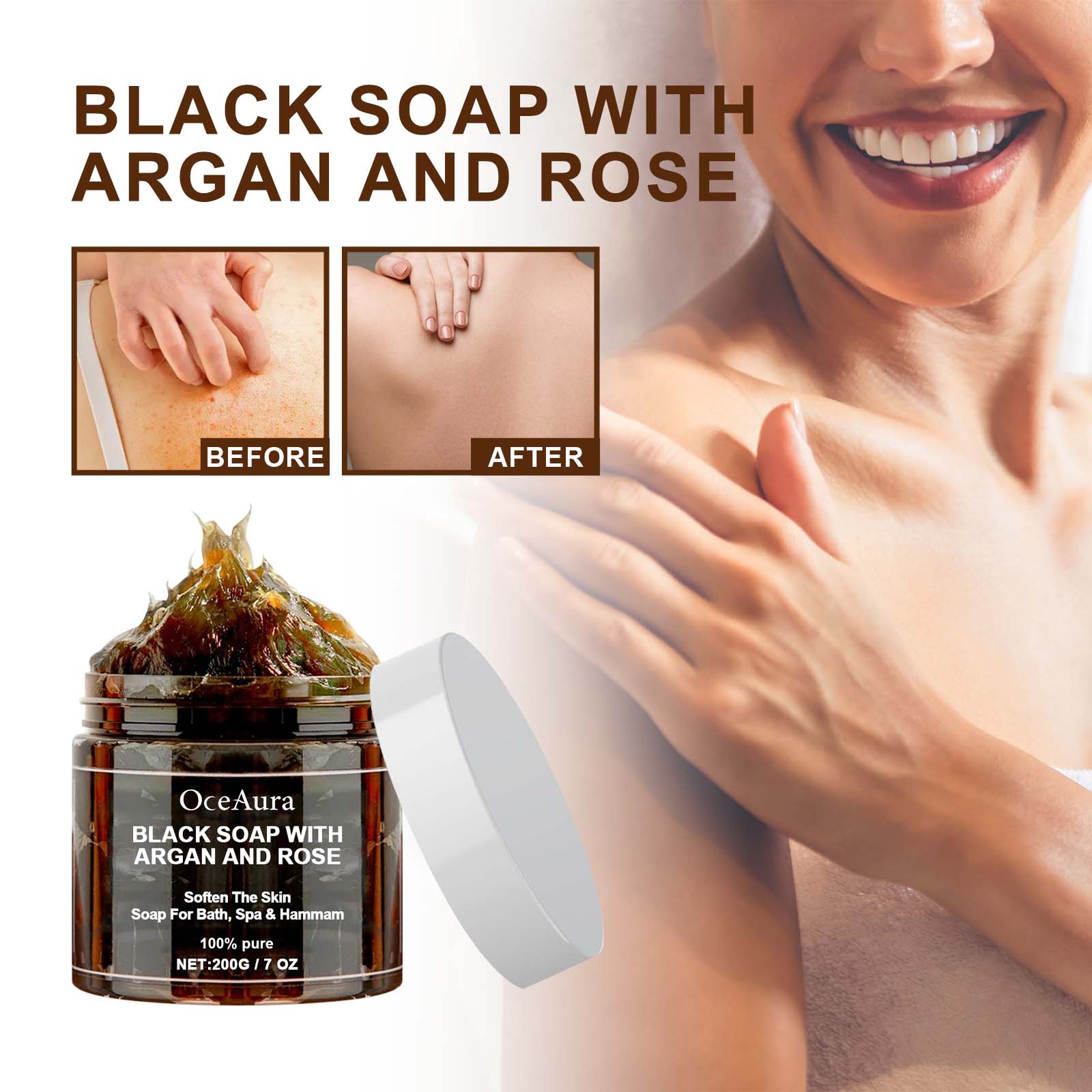 OCEAURA Schwarze Seife mit Arg – Castor Oil Soap Bewertung und Preis